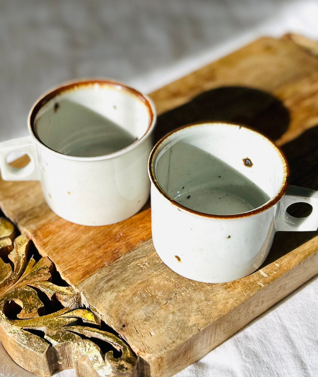 Pair of Dansk Flat Cups