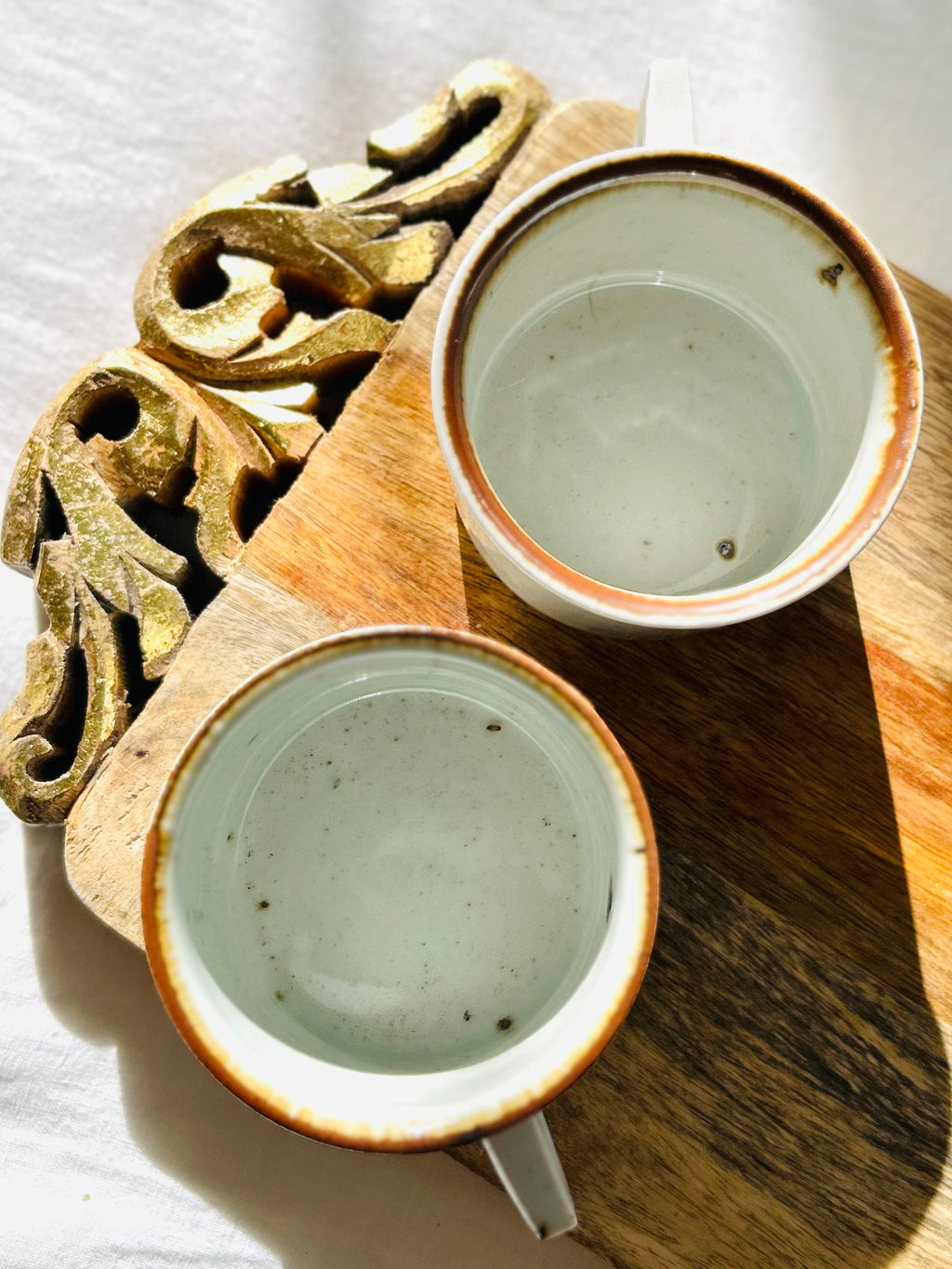 Pair of Dansk Flat Cups