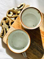 Pair of Dansk Flat Cups