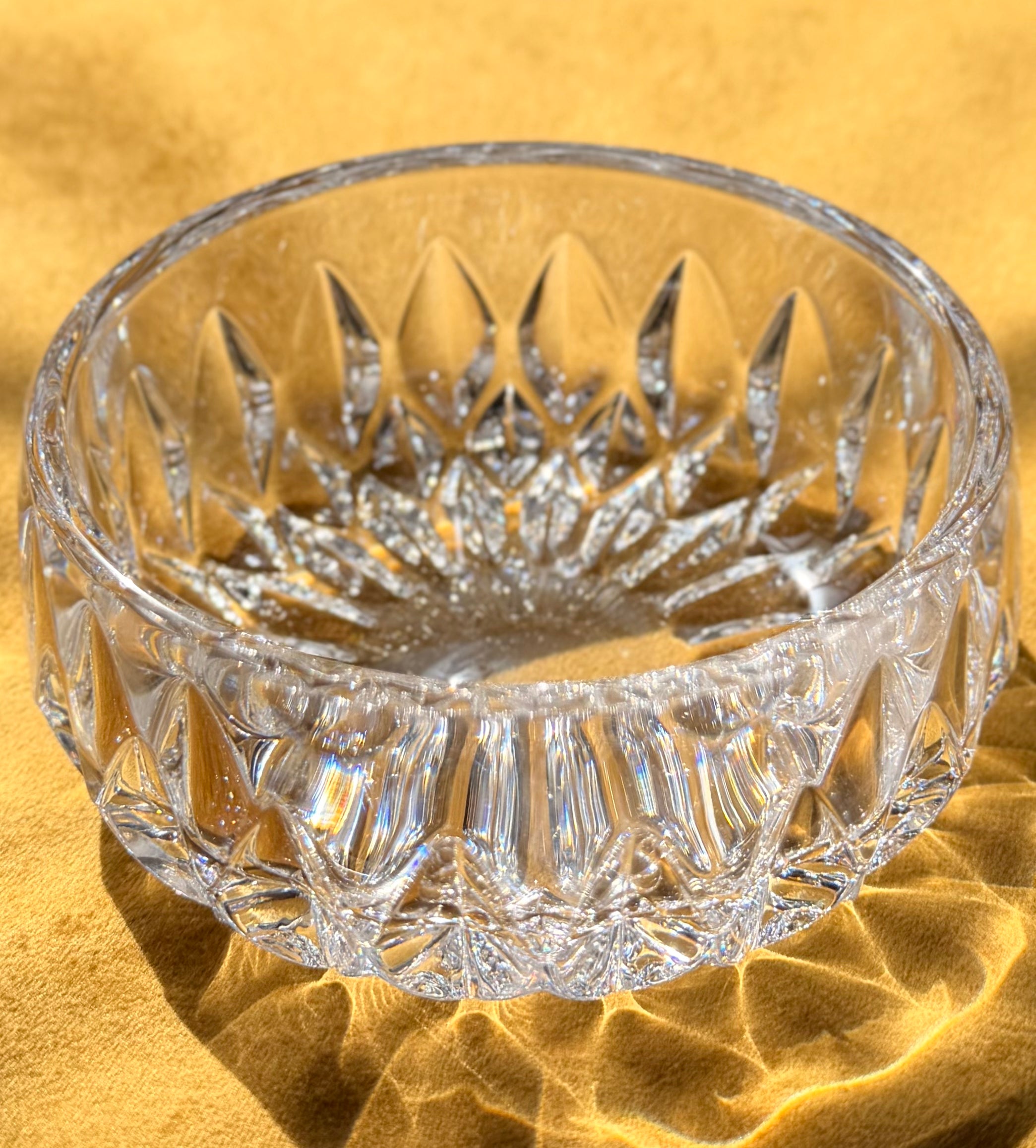 Vintage Lead Crystal Bowl