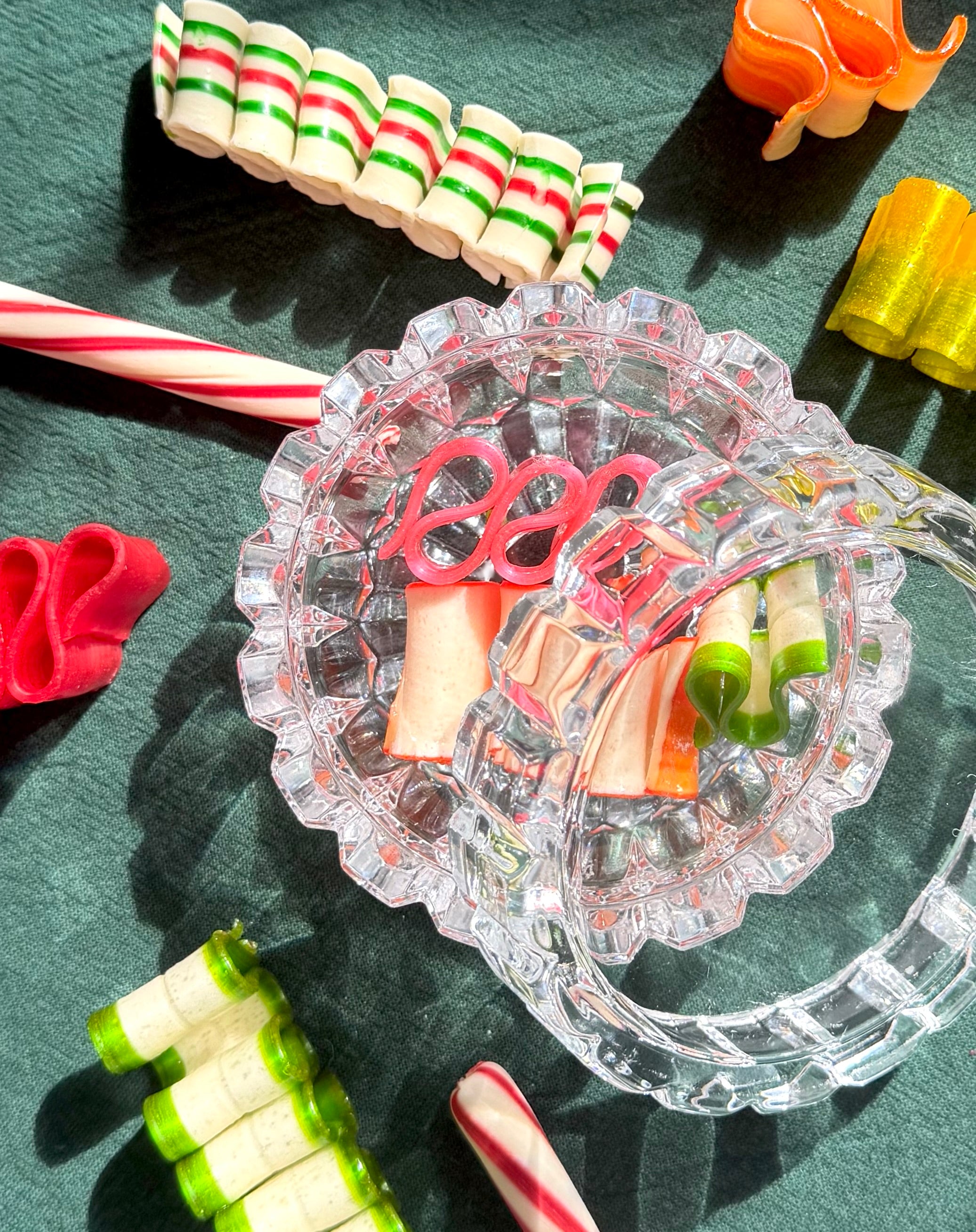 Lead Crystal Lidded Candy Dish