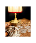 Gold Rimmed Shot Glasses